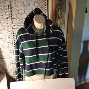 Ladies Hooded Long Sleeves Crop Top Size  Size L Zaful